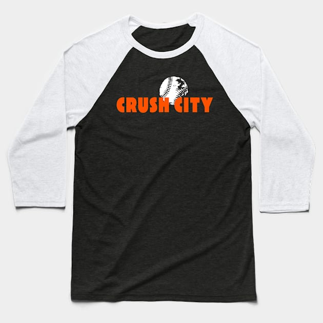 CRUSH CITY Baseball T-Shirt by Throwzack